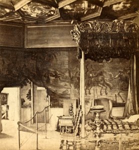 荷里路德宫。玛丽皇后卧室（摄于1912年）。 作者 不明