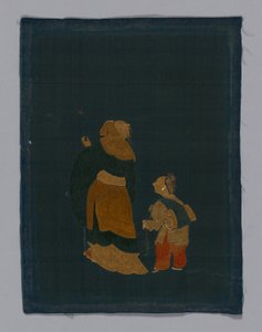 板式家具织物，中国，康熙时期，清朝1644-1911年，180050。 作者 不明