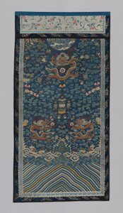 板式家具织物，中国，清朝1644-1911年，1875-1900年。 作者 不明