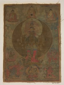 千手观音》画板，日期不详。 作者 不明