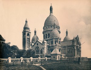 巴黎。 -圣心大教堂，c1910。 作者 不明