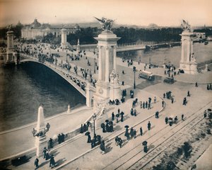 巴黎。 -亚历山大三世桥。 -LL，c1910。 作者 不明