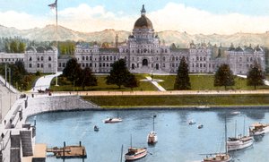 国会大厦，维多利亚，不列颠哥伦比亚省，加拿大，c1900年代 作者 不明