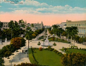 印度公园，古巴哈瓦那，约1920年 作者 不明