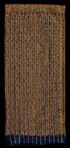 Ghaghara裙的一部分，1700年代-1800年代。 作者 不明