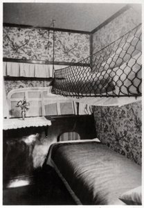 夜客舱，LZ 127齐柏林飞艇，1933年 作者 不明