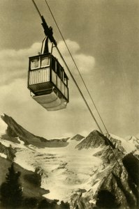 Patscherkofelbahn，因斯布鲁克，蒂罗尔，奥地利，c1935年。 作者 不明