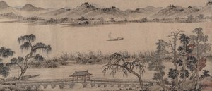 盘旋的彩虹桥亭，16世纪。 作者 不明