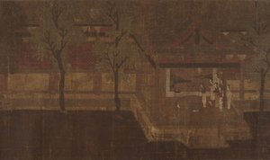 有数字的展馆。 作者 不明
