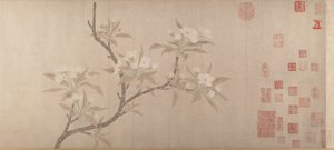 梨花开1280。 作者 不明