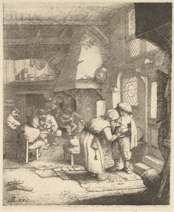 农民付账单，1610-185年。 作者 不明