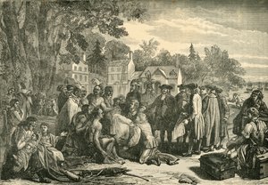 1682年与印第安人达成《彭斯条约》，1890年。 作者 不明