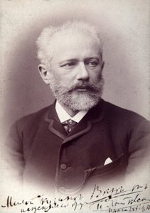 彼得·柴可夫斯基（Peter Tchaikovsky），俄罗斯作曲家，1888年 作者 不明