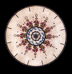 显示杂耍者的Phenakistiscope（Phenakistoscope）光盘，约1830年 作者 不明