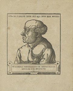 Philippus Theophrastus Aureolus Bombastus von Hohenheim Paracelsus，约1538年。 作者 不明