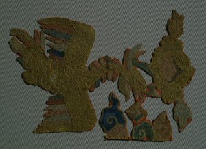 凤凰和牡丹树，十四世纪。 作者 不明