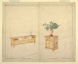 亨利-J-艾伦住宅的钢琴椅和床板，威奇托，卡，1917年 作者 不明