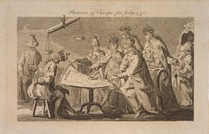 1772年1月，1772年欧洲的图片 作者 不明