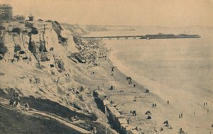 距离达德利·吉恩·博斯科姆比码头的码头和沙滩，1929年 作者 不明