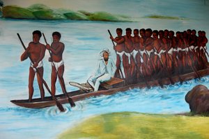 Pierre Savorgnan de Brazza painting Brazzaville Congo 作者 不明