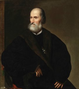 Pietro Bembo作为好望角骑士团的团长，约1537年。 作者 不明