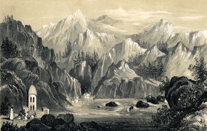 1847年印度恒河源的朝圣者 作者 不明