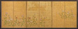 粉红色和红色的罂粟花，江户时期，1615-1868。 作者 不明