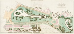 伦敦威斯敏斯特的圣詹姆斯公园计划，1710年 作者 不明