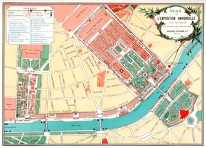 1889年巴黎世界博览会计划 作者 不明