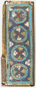 来自灵位神龛的牌匾，德国或南尼德兰的，约1175-1200。 作者 不明