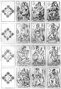 法兰西共和国的扑克牌，1790年1882-1884年 作者 不明