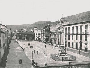 坎德拉里亚广场，西班牙加那利岛圣克鲁斯-德特内里费，1895年。 作者 不明