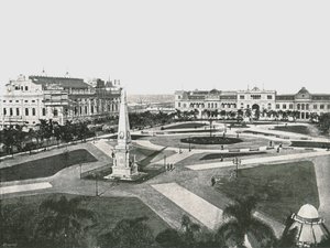 1895年，阿根廷布宜诺斯艾利斯，胜利广场。 作者 不明