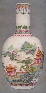 古月轩风格的瓷瓶。 1928年（1736年-春） 作者 不明