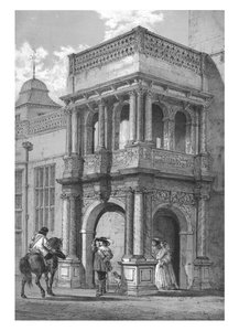 门廊位于埃塞克斯（Essex）奥德利大街（Audley End），约建于1840年。 作者 不明