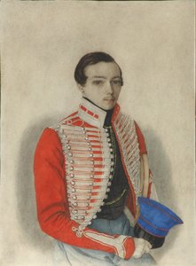 亚历山大·伊万诺维奇·贝佐布拉佐夫的肖像，1839年 作者 不明