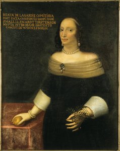 Beata De la Gardie肖像1612-1680，c。 1653。