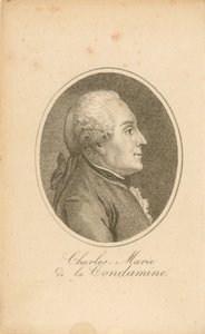 查尔斯·玛丽·德拉孔丹敏1701-1774年的肖像。 作者 不明