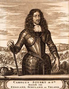 英格兰查理二世的肖像1630-1685年：战争地点，1675年。 作者 不明