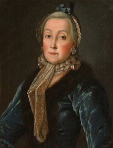 伯爵夫人安娜·丹妮洛维娜·特鲁贝茨卡娅（Anna Danilovna Trubetskaya）的肖像1710-1780年，十八世纪下半叶德鲁特斯卡娅-索科林斯卡娅（NéeDrutskaya-Sokolinskaya）。