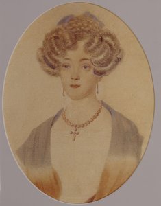 叶卡捷琳娜·尼古拉耶夫娜·贡恰洛娃（Ekaterina Nikolayevna Goncharova）的画像，1809-1843年，1820年代末-1830年代初 作者 不明