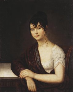 Elizaveta Ivanovna Ogareva肖像1784-1815，1800年代 作者 不明