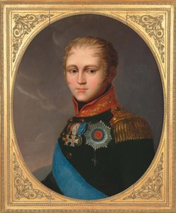 1777-1825年亚历山大一世皇帝的肖像，约1810年。 作者 不明