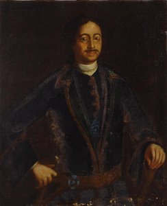 彼得一世皇帝的画像1672-1725，18世纪初 作者 不明