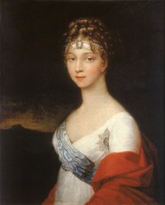 1806年后的1779-1826年，巴登路易丝公主伊丽莎白·阿列克谢耶夫娜皇后的肖像 作者 不明
