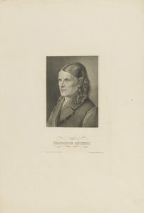 弗里德里希·吕克特（FriedrichRückert）的肖像1788-1866，约1845年。 作者 不明