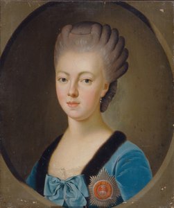 俄罗斯大公爵夫人娜塔莉亚·阿列克谢耶夫娜的肖像1755-1776年，黑森达姆施塔特行政大公威廉·米娜·露易莎公主，1770年代