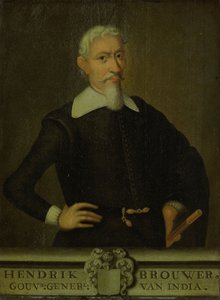 亨德里克·布劳威尔（Hendrik Brouwer，1581-1643）的肖像。  替代标题：亨德里克·布劳威尔（Hendrik Brouwer，1581-1643）。 总督 (1632-36)。[1] 作者 不明