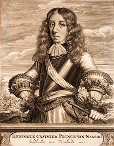 亨利·卡西米尔二世肖像（1657-1696），拿骚-迪茨王子，1675年。 作者 不明