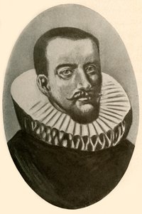 亨利·哈德森（Henry Hudson）的肖像，英国导航员，1609年，1937年。 作者 不明